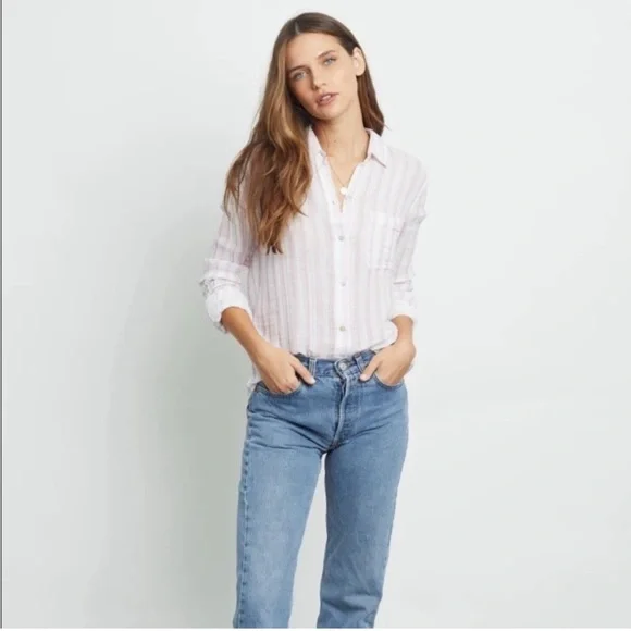Rails Ellis Gem Stripe Button Up - Picture 3 of 11